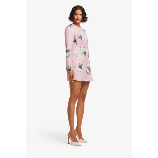 Leo Lin Aliza Long Sleeve Mini Dress  - Leo Lin Dress - Australian Luxury Fashion - Shop at Coveti