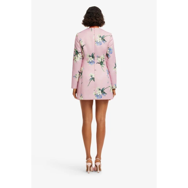 Leo Lin Aliza Long Sleeve Mini Dress  - Leo Lin Dress - Australian Luxury Fashion - Shop at Coveti