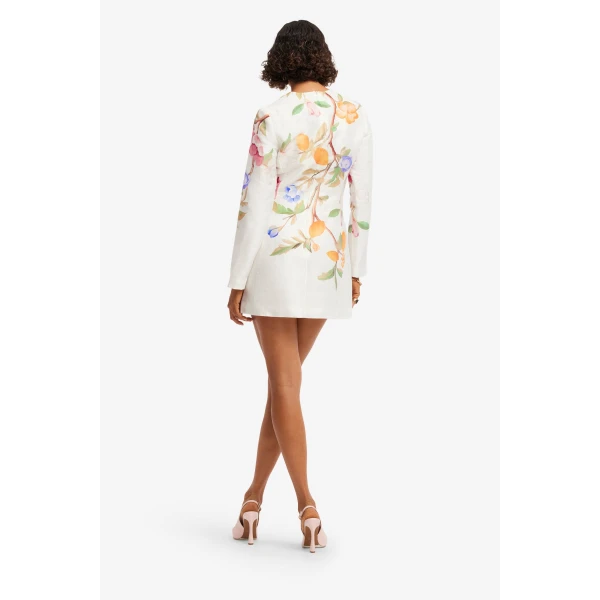 Leo Lin Aliza Long Sleeve Mini Dress  - Leo Lin Dress - Australian Luxury Fashion - Shop at Coveti