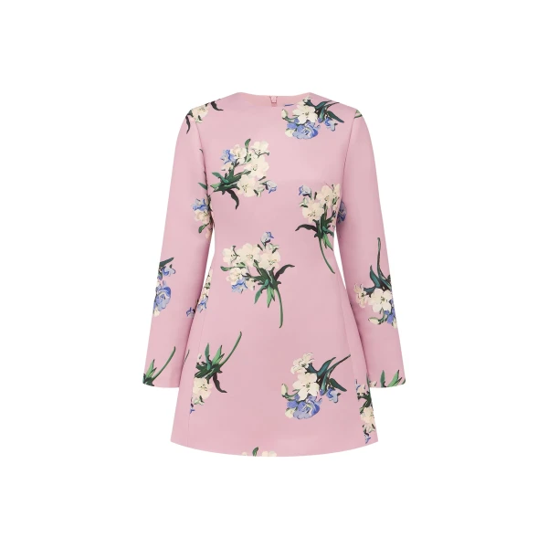 Leo Lin Aliza Long Sleeve Mini Dress  - Leo Lin Dress - Australian Luxury Fashion - Shop at Coveti
