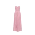 Leo Lin Angelina Ruffled Floor Length Dress  - Leo Lin Dress - Australian Luxury Fashion - Shop at Coveti