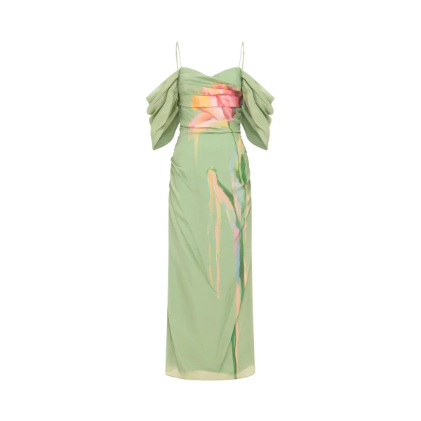 Leo Lin Angeline Maxi Dress  - Leo Lin Dress - Australian Luxury Fashion - Shop at Coveti