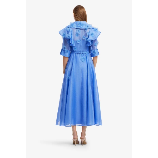 Leo Lin Anya Petal Midi Dress  - Leo Lin Dress - Australian Luxury Fashion - Shop at Coveti