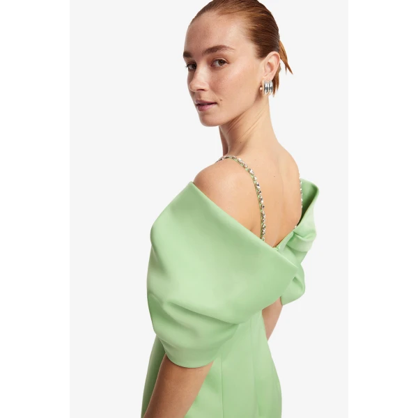 Leo Lin Arabella Appliqué Maxi Dress  - Leo Lin Dress - Australian Luxury Fashion - Shop at Coveti