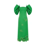 Leo Lin Arabella Appliqué Maxi Dress  - Leo Lin Dress - Australian Luxury Fashion - Shop at Coveti