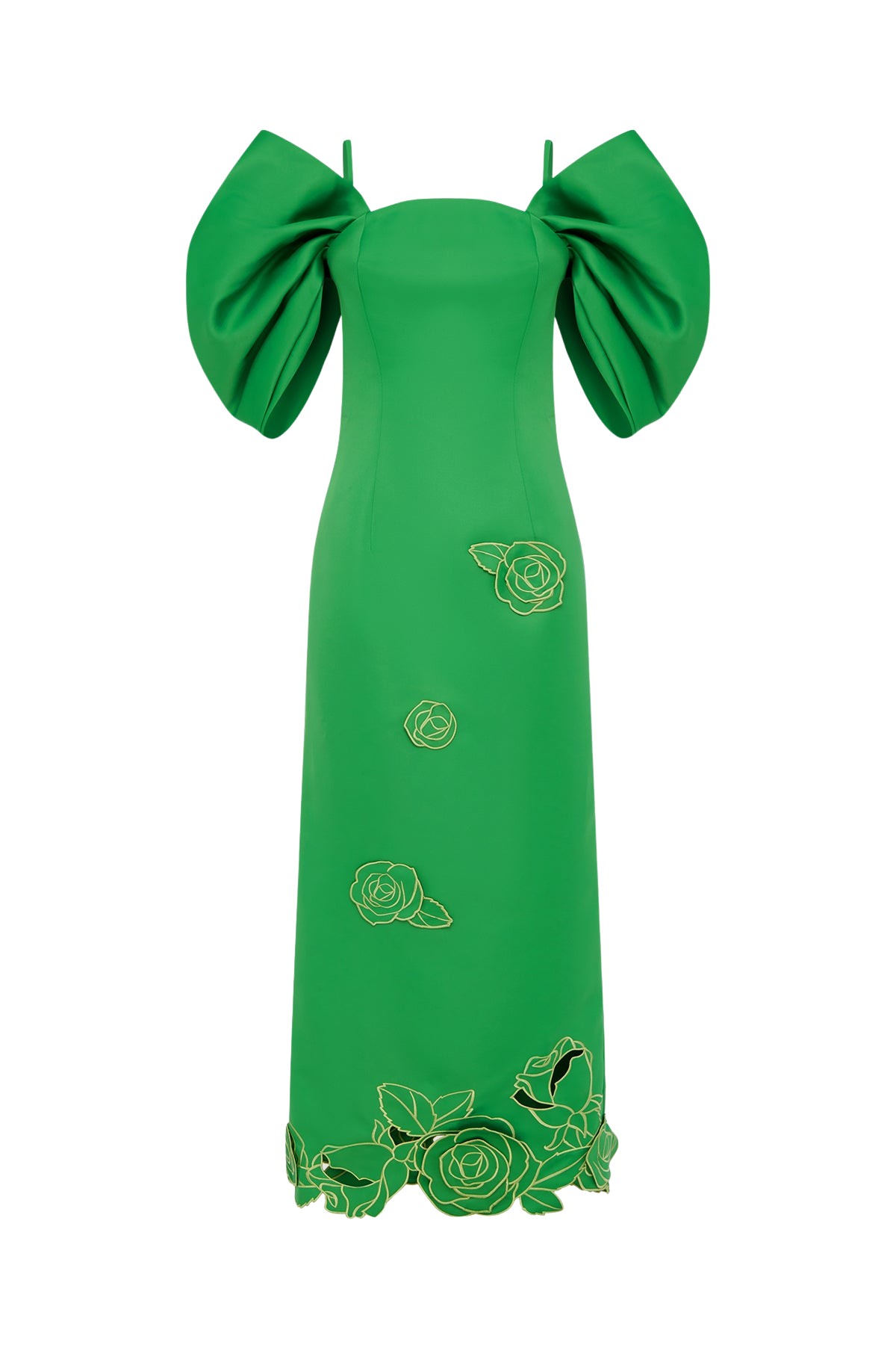 Leo Lin Arabella Appliqué Maxi Dress