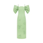Leo Lin Arabella Appliqué Maxi Dress  - Leo Lin Dress - Australian Luxury Fashion - Shop at Coveti
