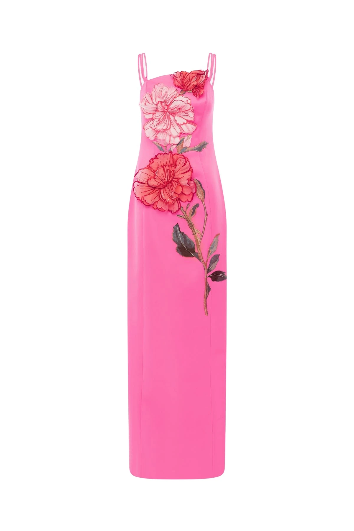 Leo Lin Arianna Appliqué Floral Maxi Dress  - Leo Lin Dress - Australian Luxury Fashion - Shop at Coveti