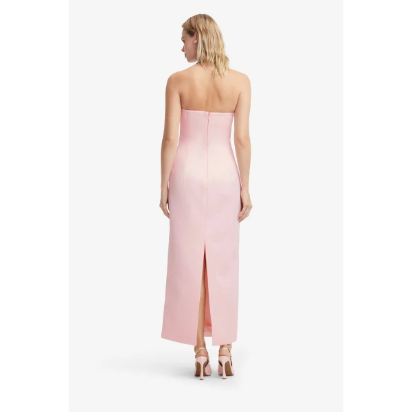 Leo Lin Ava Halterneck Appliqué Floral Bustier Maxi Dress  - Leo Lin Dress - Australian Luxury Fashion - Shop at Coveti