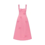 Leo Lin Beatrice Bow Midi Dress  - Leo Lin Dress - Australian Luxury Fashion - Shop at Coveti