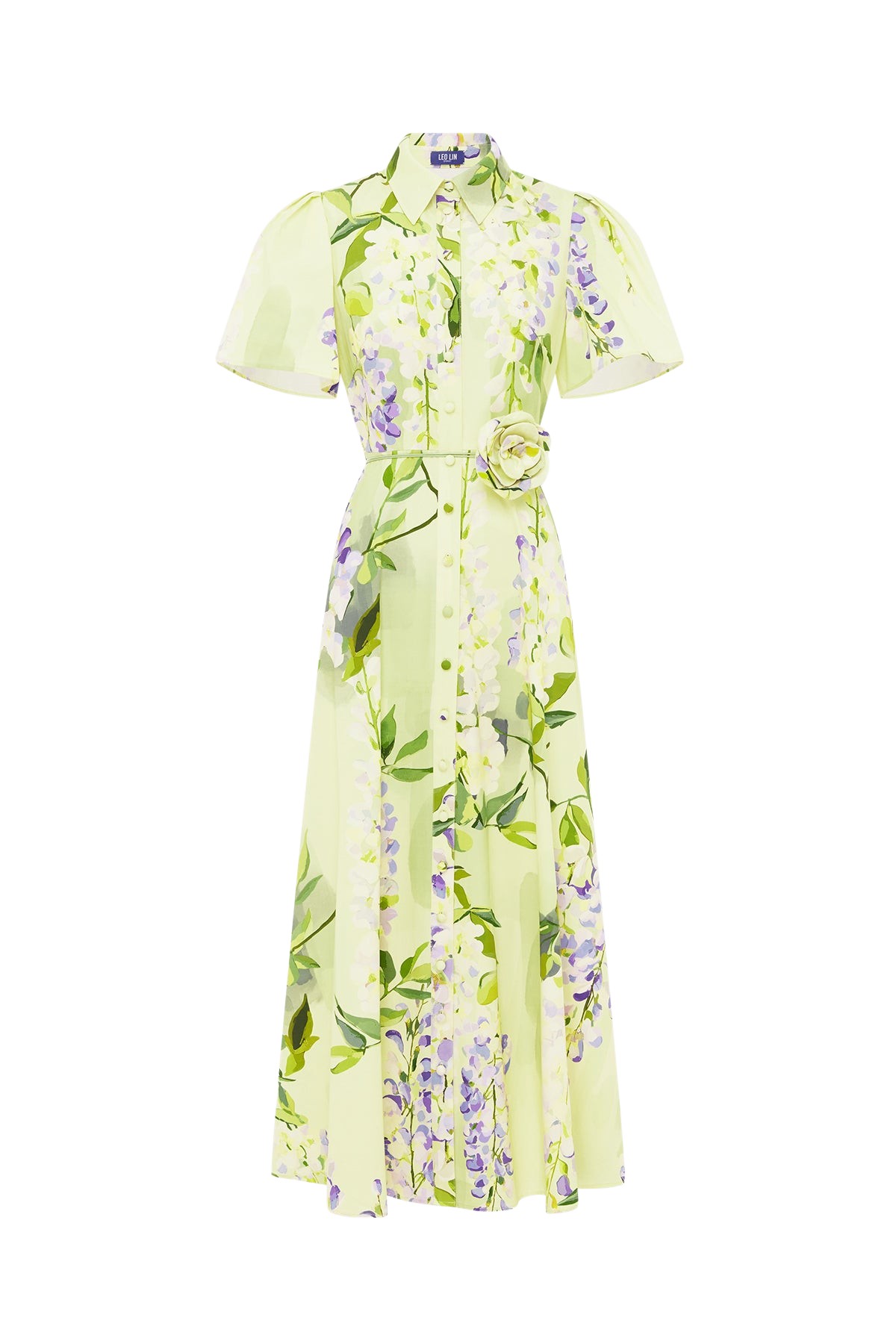 Leo Lin Bianca Short Sleeve Midi Dress
