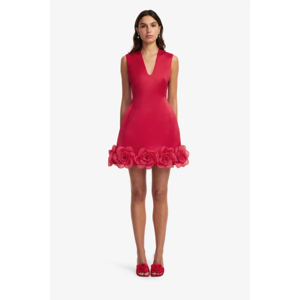 Leo Lin Bree V Neck Mini Dress  - Leo Lin Dress - Australian Luxury Fashion - Shop at Coveti