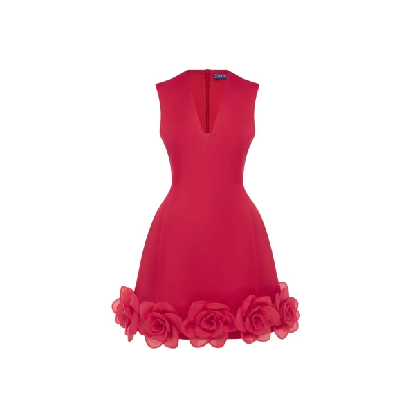Leo Lin Bree V Neck Mini Dress  - Leo Lin Dress - Australian Luxury Fashion - Shop at Coveti
