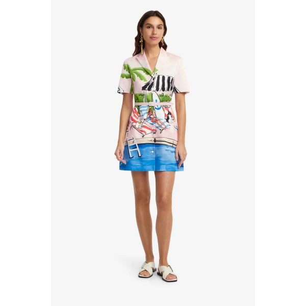 Leo Lin Brigitte Mini Dress  - Leo Lin Dress - Australian Luxury Fashion - Shop at Coveti