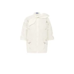 Leo Lin Brooklyn Appliqué Bow Puff Sleeve Top  - Leo Lin Dress - Australian Luxury Fashion - Shop at Coveti
