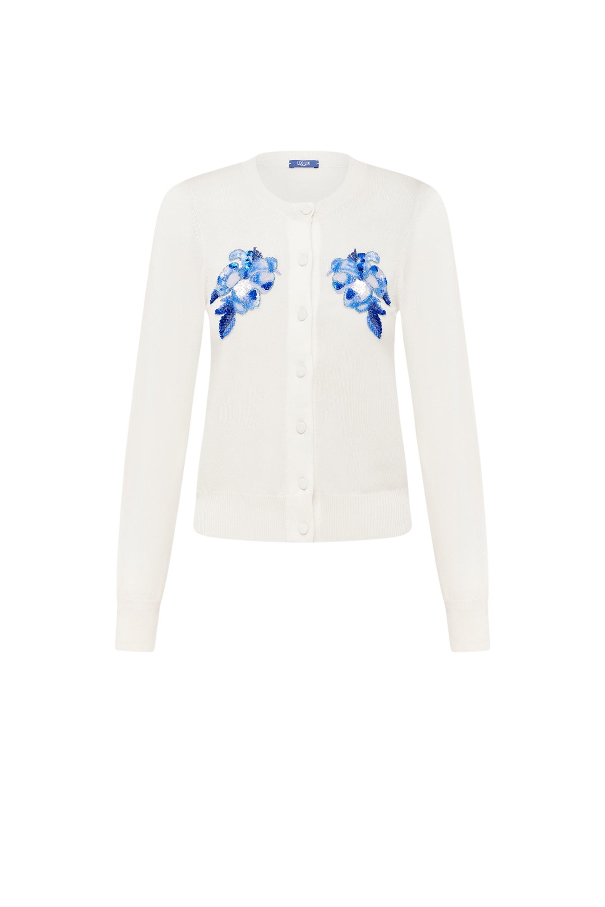 Leo Lin Claire Embellished Knit Cardigan  - Leo Lin Dress - Australian Luxury Fashion - Shop at Coveti