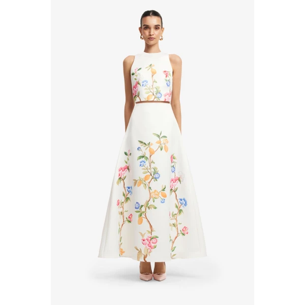 Leo Lin Clara Maxi Skirt  - Leo Lin Dress - Australian Luxury Fashion - Shop at Coveti
