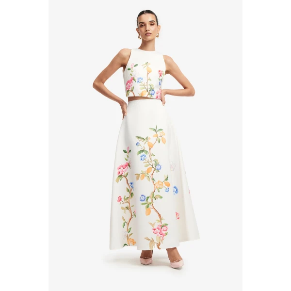 Leo Lin Clara Maxi Skirt  - Leo Lin Dress - Australian Luxury Fashion - Shop at Coveti