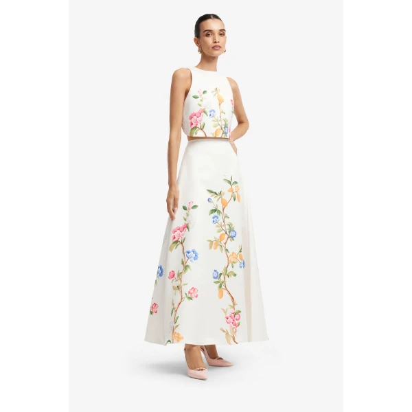 Leo Lin Clara Maxi Skirt  - Leo Lin Dress - Australian Luxury Fashion - Shop at Coveti