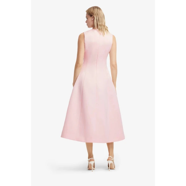 Leo Lin Cleo Appliqué Sleeveless Midi Dress  - Leo Lin Dress - Australian Luxury Fashion - Shop at Coveti