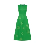 Leo Lin Cleo Appliqué Sleeveless Midi Dress  - Leo Lin Dress - Australian Luxury Fashion - Shop at Coveti