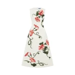 Leo Lin Cleo Appliqué Sleeveless Midi Dress  - Leo Lin Dress - Australian Luxury Fashion - Shop at Coveti
