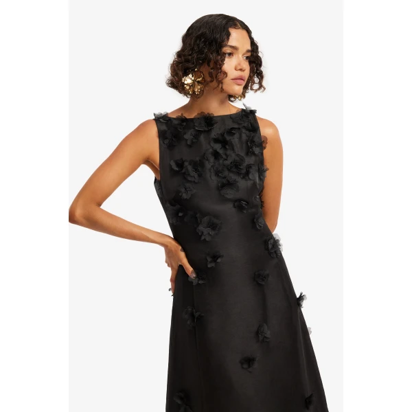 Leo Lin Cleo Petal Sleeveless Midi Dress  - Leo Lin Dress - Australian Luxury Fashion - Shop at Coveti