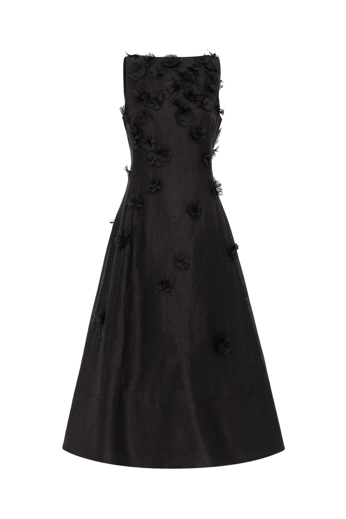 Leo Lin Cleo Petal Sleeveless Midi Dress