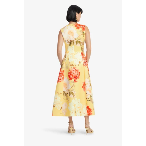 Leo Lin Cleo Sleeveless Midi Dress  - Leo Lin Dress - Australian Luxury Fashion - Shop at Coveti