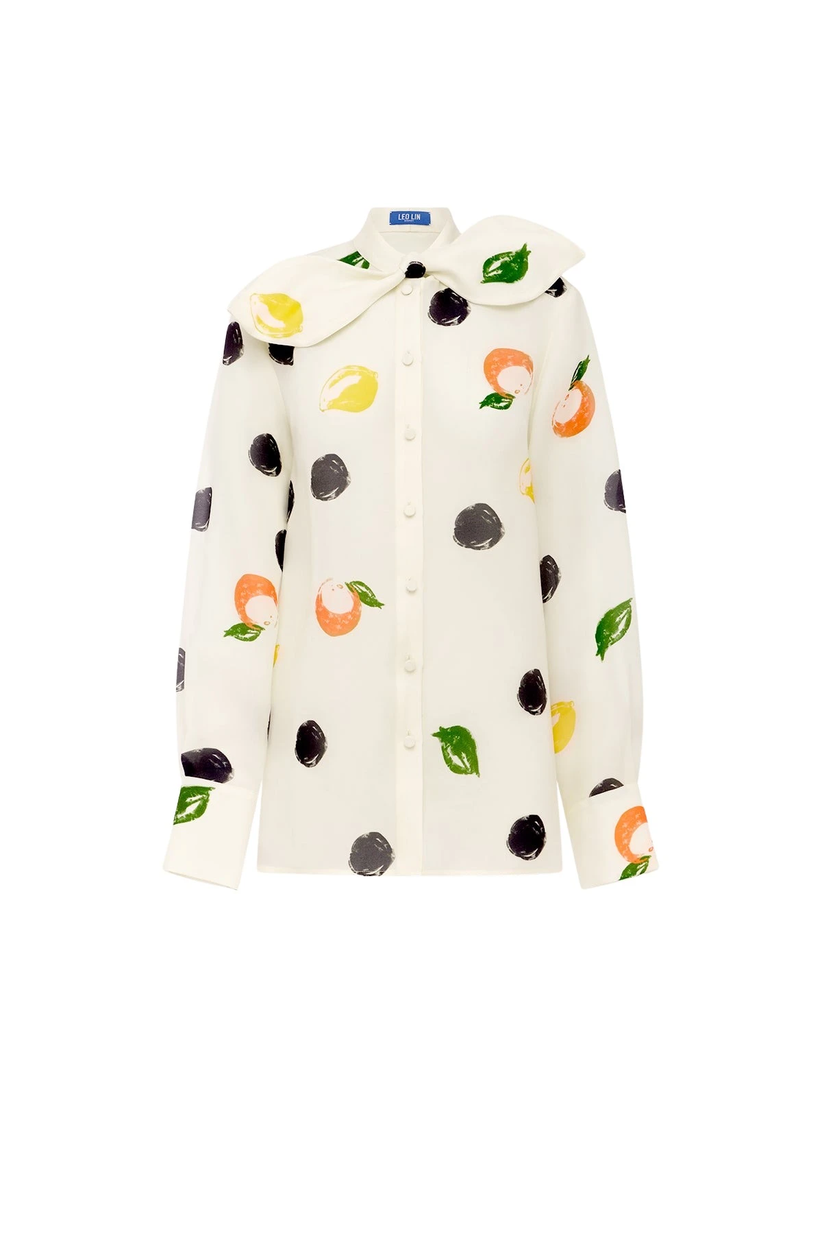 Leo-Lin-Cora-Bow-Blouse88376_nobg Leo Lin Cora Bow Blouse - Leo Lin Dress - Australian Luxury Fashion - Shop at Coveti