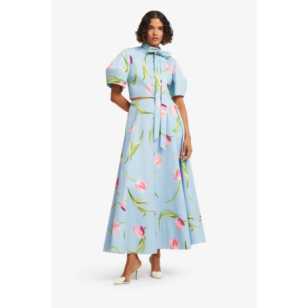 Leo Lin Elina Maxi Skirt  - Leo Lin Dress - Australian Luxury Fashion - Shop at Coveti