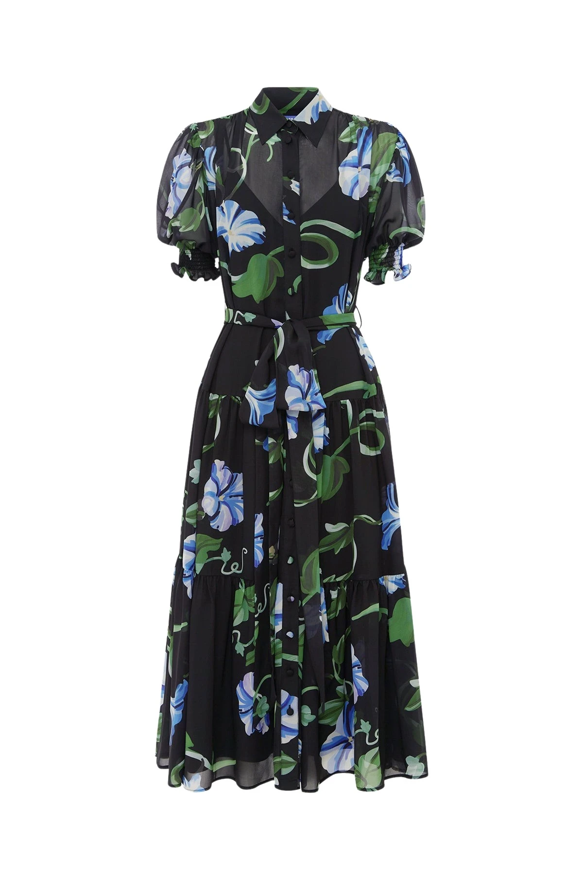 Leo-Lin-Ellie-Bishop-Sleeve-Midi-Dress23406_nobg Leo Lin Ellie Bishop Sleeve Midi Dress - Leo Lin Dress - Australian Luxury Fashion - Shop at Coveti