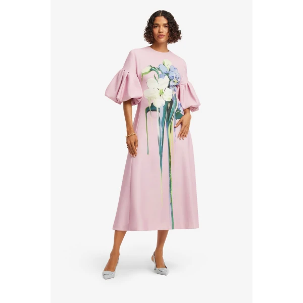 Leo Lin Everly Midi Dress  - Leo Lin Dress - Australian Luxury Fashion - Shop at Coveti