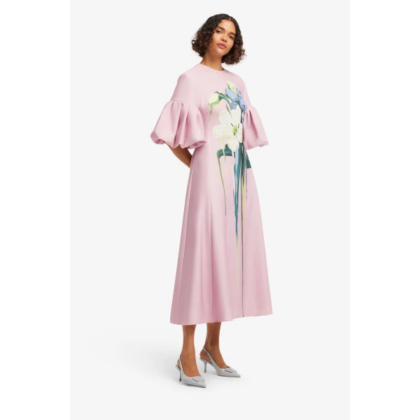 Leo Lin Everly Midi Dress  - Leo Lin Dress - Australian Luxury Fashion - Shop at Coveti