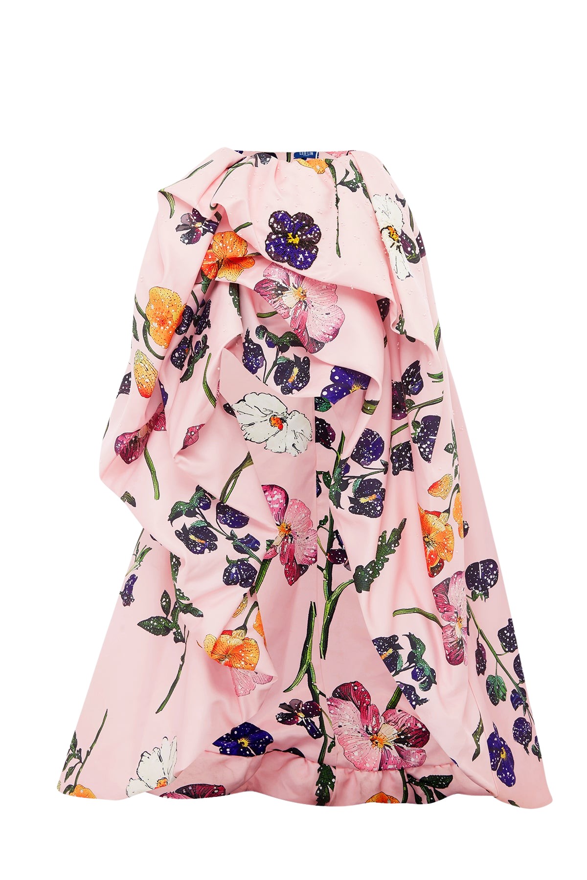 Leo Lin Fiorella Embellished Voluminous Skirt  - Leo Lin Dress - Australian Luxury Fashion - Shop at Coveti