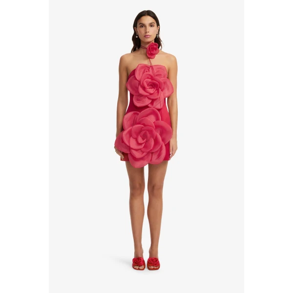Leo Lin Floret Mini Dress  - Leo Lin Dress - Australian Luxury Fashion - Shop at Coveti