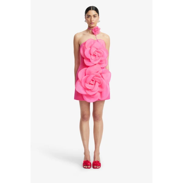 Leo Lin Floret Mini Dress  - Leo Lin Dress - Australian Luxury Fashion - Shop at Coveti