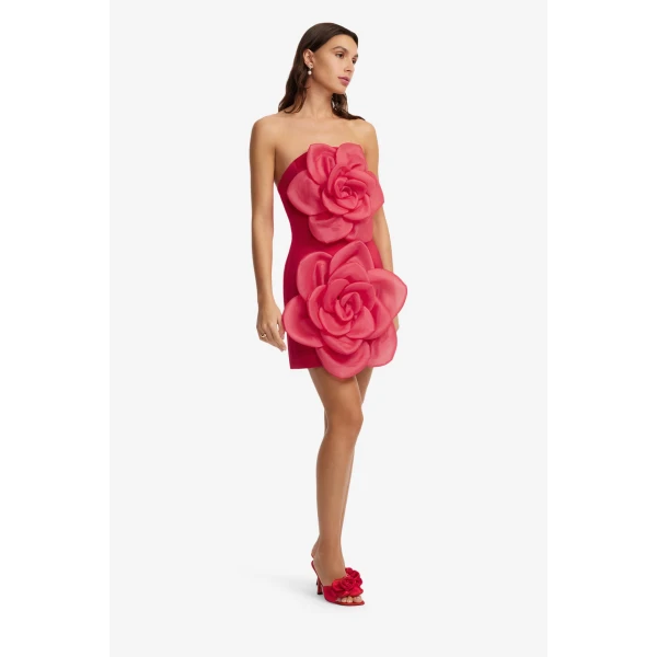 Leo Lin Floret Mini Dress  - Leo Lin Dress - Australian Luxury Fashion - Shop at Coveti