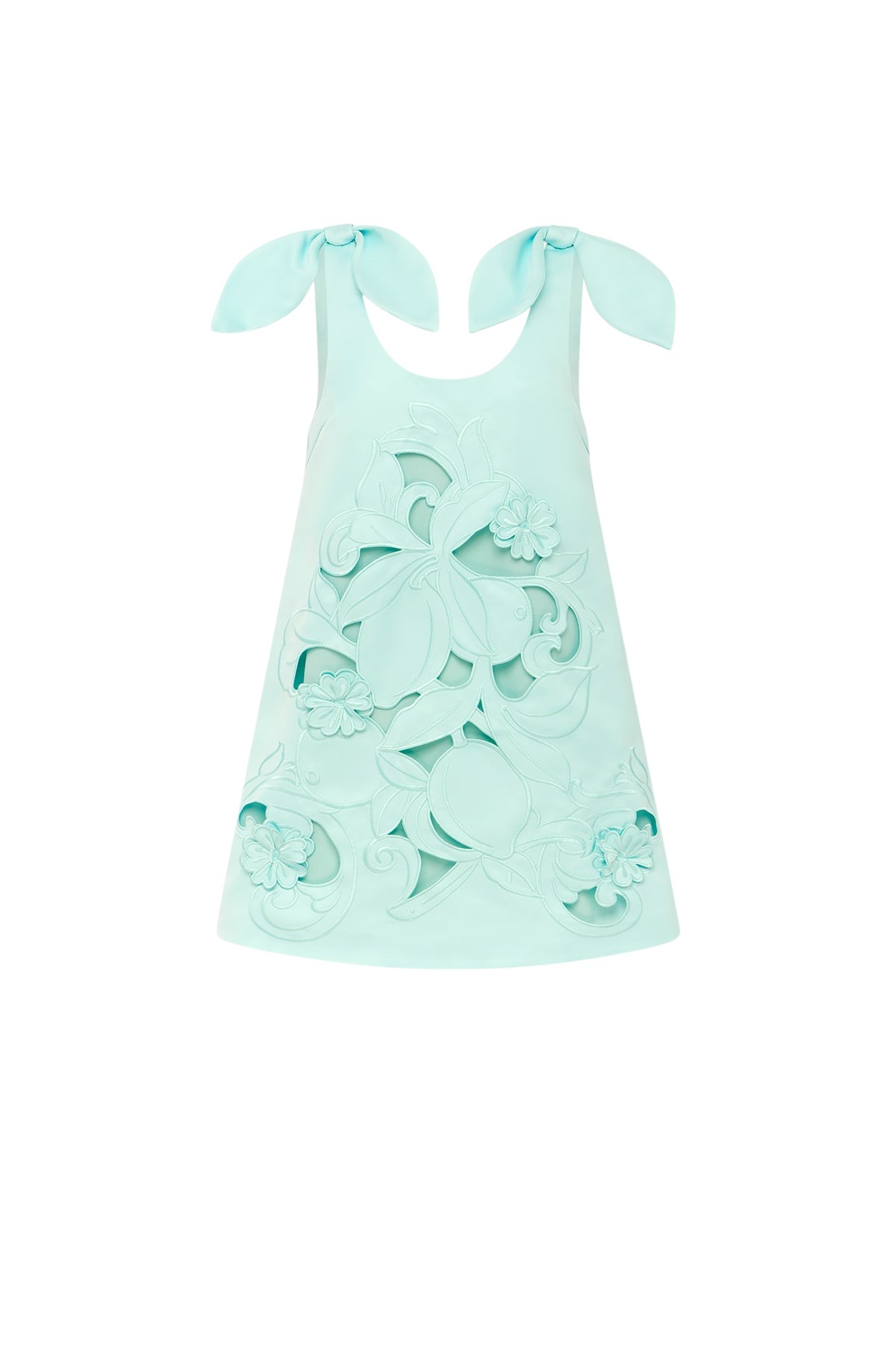Leo Lin Harper Bow Appliqué Mini Dress