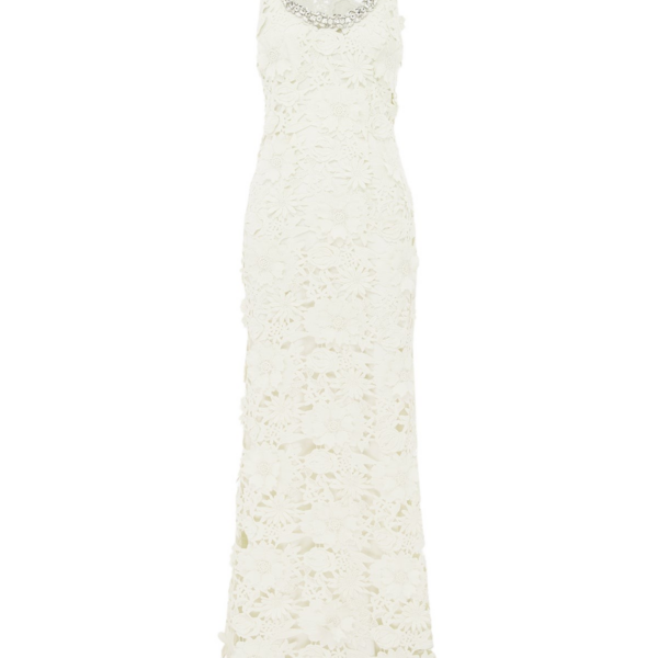 Leo Lin Helena Embellished Lace Maxi Dress  - Leo Lin Dress - Australian Luxury Fashion - Shop at Coveti