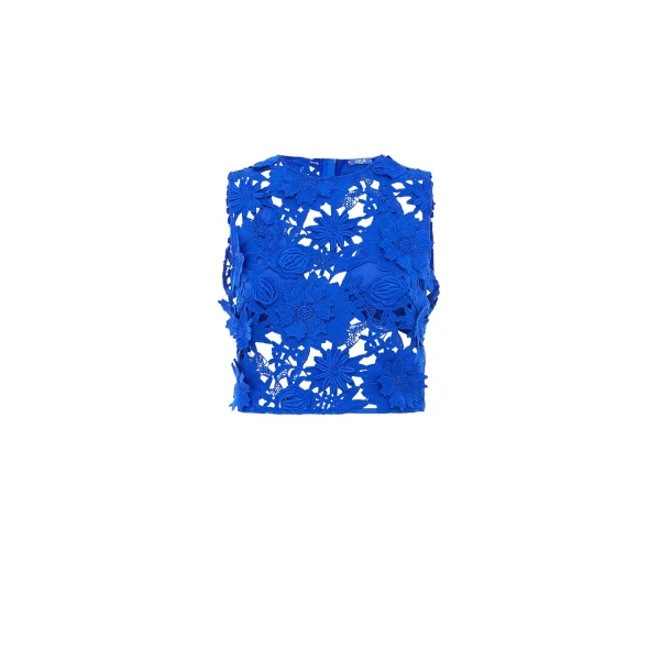 Leo Lin Iris Lace Top  - Leo Lin Dress - Australian Luxury Fashion - Shop at Coveti