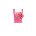 Leo Lin Isadora Appliqué Top  - Leo Lin Dress - Australian Luxury Fashion - Shop at Coveti