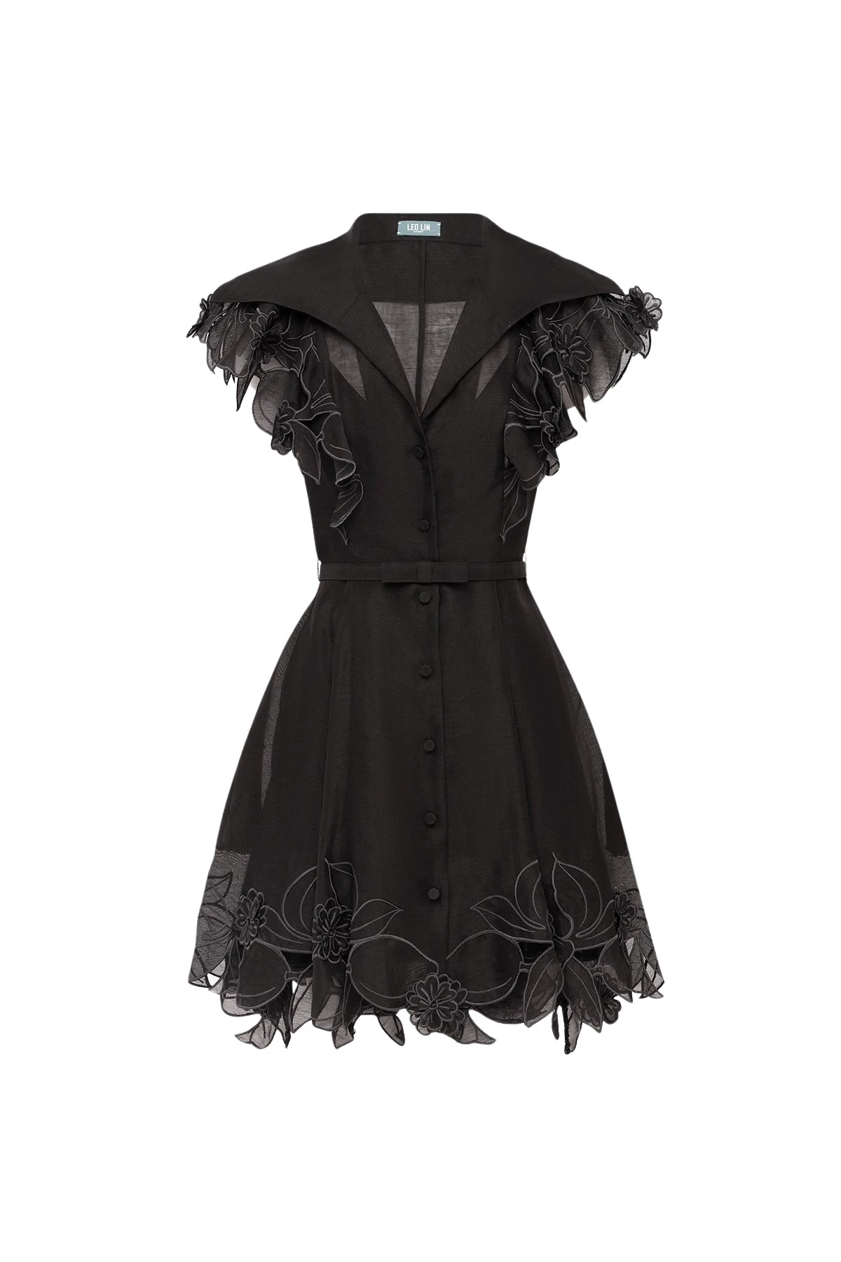 Leo-Lin-Isla-Applique-Mini-Dress20390_nobg Leo Lin Isla Appliqué Mini Dress - Leo Lin Dress - Australian Luxury Fashion - Shop at Coveti