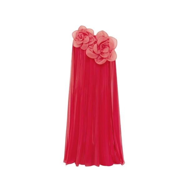 Leo Lin Jaclyn Draped Floor Length Dress  - Leo Lin Dress - Australian Luxury Fashion - Shop at Coveti