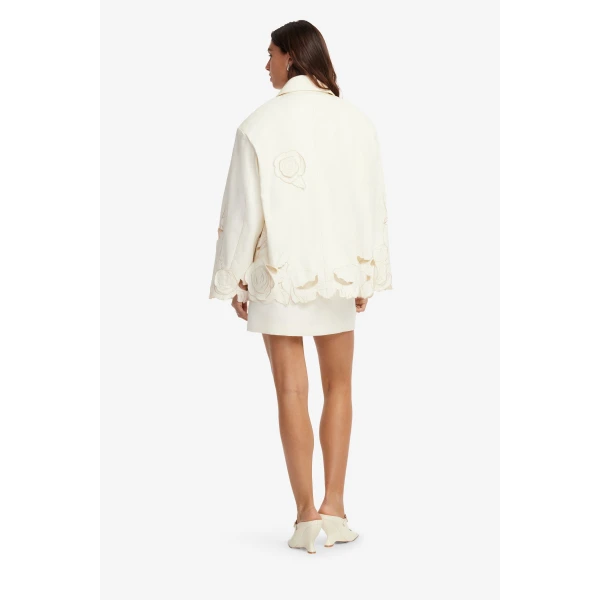 Leo Lin Jayna Appliqué Jacket  - Leo Lin Dress - Australian Luxury Fashion - Shop at Coveti