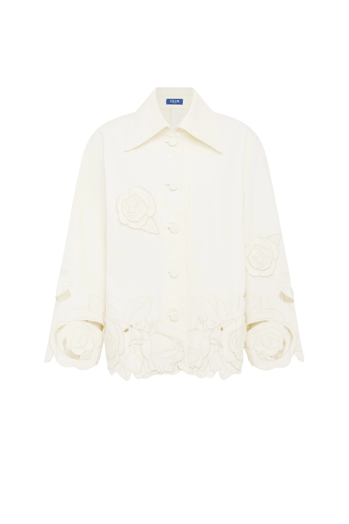 Leo-Lin-Jayna-Applique-Jacket81298_nobg Leo Lin Jayna Appliqué Jacket - Leo Lin Dress - Australian Luxury Fashion - Shop at Coveti