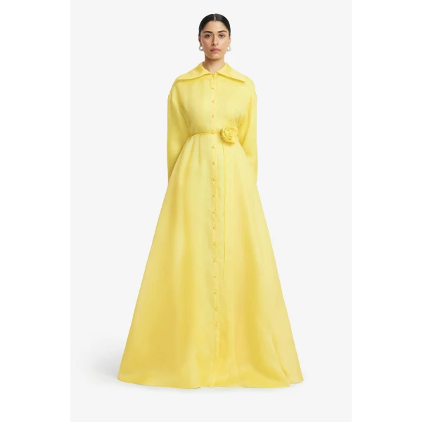 Leo Lin Josephine Silk Gown  - Leo Lin Dress - Australian Luxury Fashion - Shop at Coveti