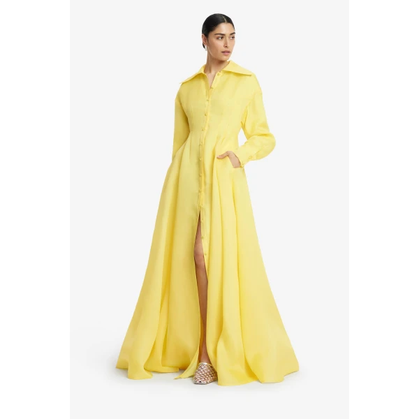 Leo Lin Josephine Silk Gown  - Leo Lin Dress - Australian Luxury Fashion - Shop at Coveti