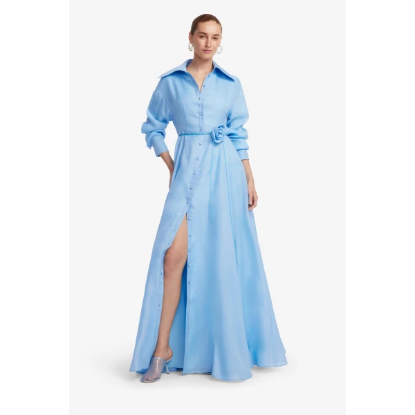 Leo Lin Josephine Silk Gown  - Leo Lin Dress - Australian Luxury Fashion - Shop at Coveti