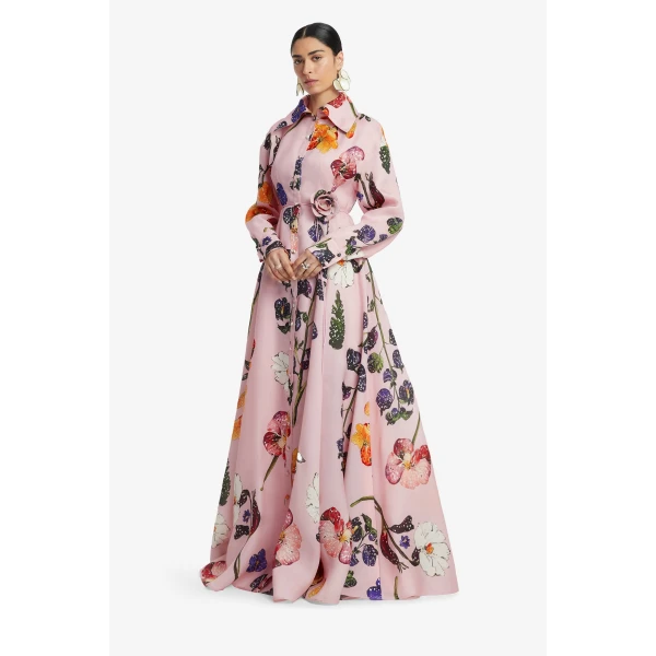 Leo Lin Josephine Silk Gown  - Leo Lin Dress - Australian Luxury Fashion - Shop at Coveti